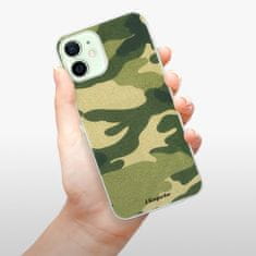 iSaprio Silikónové puzdro - Green Camuflage 01 pre Apple iPhone 12 Mini