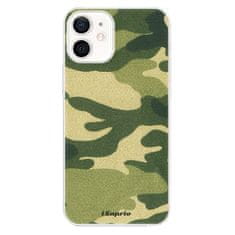 iSaprio Silikónové puzdro - Green Camuflage 01 pre Apple iPhone 12 Mini