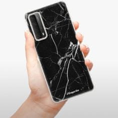 iSaprio Silikónové puzdro - Black Marble 18 pre Huawei P Smart 2021