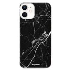 iSaprio Silikónové puzdro - Black Marble 18 pre Apple iPhone 12 Mini