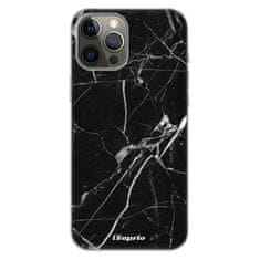 iSaprio Silikónové puzdro - Black Marble 18 pre Apple iPhone 12 Pro