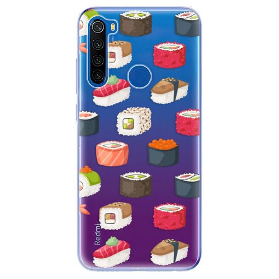 iSaprio Silikónové puzdro - Sushi Pattern pre Xiaomi Redmi Note 8T