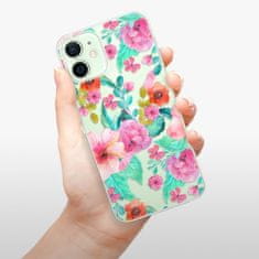 iSaprio Silikónové puzdro - Flower Pattern 01 pre Apple iPhone 12 Mini