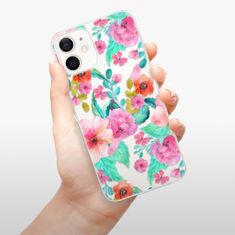 iSaprio Silikónové puzdro - Flower Pattern 01 pre Apple iPhone 12 Mini