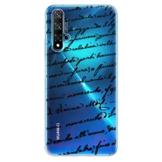 iSaprio Silikónové puzdro - Handwriting 01 - black pre Huawei Nova 5T