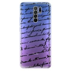 iSaprio Silikónové puzdro - Handwriting 01 - black pre Xiaomi Redmi 9