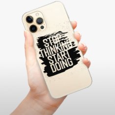 iSaprio Silikónové puzdro - Start Doing - black pre Apple iPhone 12 Pro