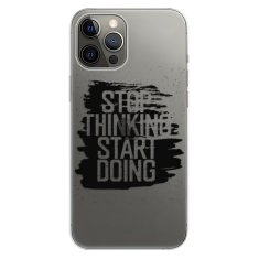 iSaprio Silikónové puzdro - Start Doing - black pre Apple iPhone 12 Pro