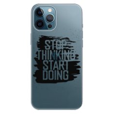 iSaprio Silikónové puzdro - Start Doing - black pre Apple iPhone 12 Pro