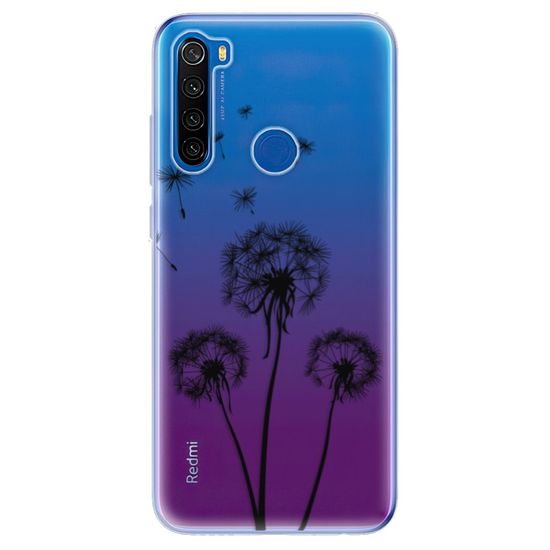 iSaprio Silikónové puzdro - Three Dandelions - black pre Xiaomi Redmi Note 8T