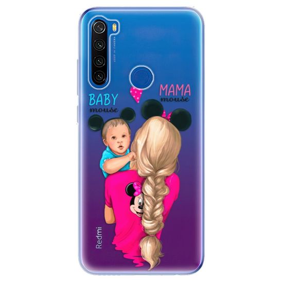 iSaprio Silikónové puzdro - Mama Mouse Blonde and Boy pre Xiaomi Redmi Note 8T