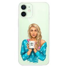 iSaprio Silikónové puzdro - Coffe Now - Blond pre Apple iPhone 12 Mini