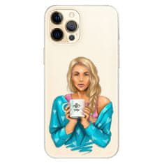 iSaprio Silikónové puzdro - Coffe Now - Blond pre Apple iPhone 12 Pro Max