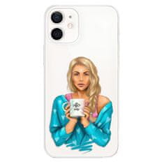 iSaprio Silikónové puzdro - Coffe Now - Blond pre Apple iPhone 12 Mini