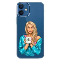 iSaprio Silikónové puzdro - Coffe Now - Blond pre Apple iPhone 12 Mini