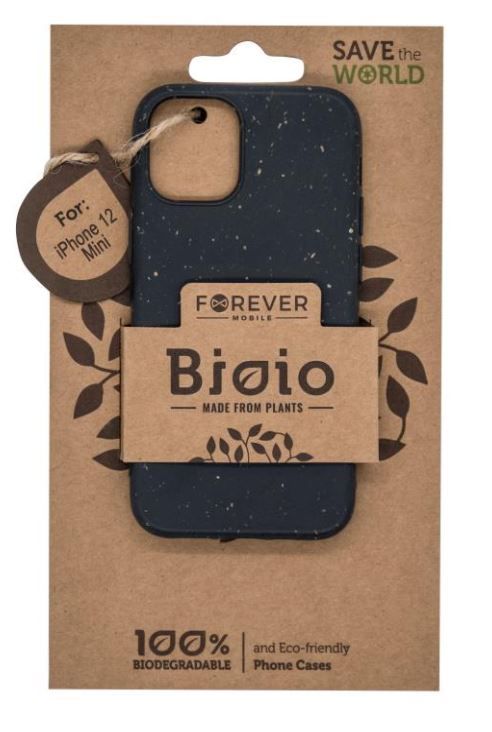 Forever Zadný kryt Bioio pre Apple iPhone 12 mini (5,4") čierny GSM102593