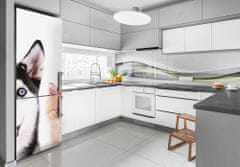 Wallmuralia.sk Foto nálepka na chladničku stenu Pes a mačka 60x180 cm