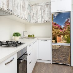 Wallmuralia.sk Tapeta chladnička do kuchyne Francúzske uličky 60x180 cm