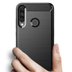 IZMAEL Carbon Shield TPU puzdro pre Huawei Y6P - Čierna KP9469