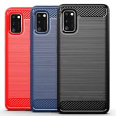 IZMAEL Carbon Shield TPU puzdro pre Samsung Galaxy A41 - Tmavo Modrá KP29247