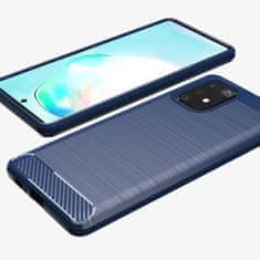 IZMAEL Carbon Shield TPU puzdro pre Samsung Galaxy S10 Lite - Modrá KP9513