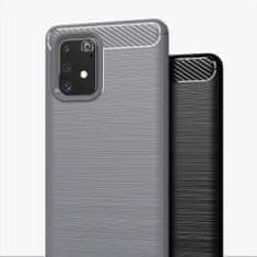 IZMAEL Carbon Shield TPU puzdro pre Samsung Galaxy S10 Lite - Modrá KP9513