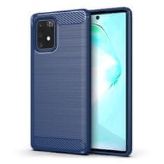 IZMAEL Carbon Shield TPU puzdro pre Samsung Galaxy S10 Lite - Modrá KP9513