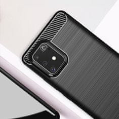 IZMAEL Carbon Shield TPU puzdro pre Samsung Galaxy S10 Lite - Modrá KP9513