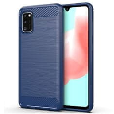 IZMAEL Carbon Shield TPU puzdro pre Samsung Galaxy A41 - Tmavo Modrá KP29247