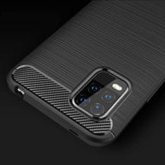 IZMAEL Carbon Shield TPU puzdro pre Xiaomi Mi 10 Lite - Čierna KP9428