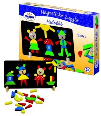 DETOA Puzzle magnetické - Medvede