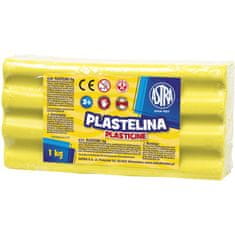 Astra Plastelína 1kg Citrónová žltá, 303111004