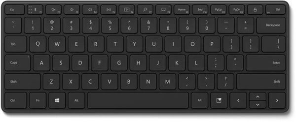 Klávesnica Microsoft Bluetooth Designer Compact Keyboard, CZ/SK, biela (21Y-00044), bezdrôtová s bluetooth, domáce použitie, práce, membránové klávesy, rozloženie CZ/SK