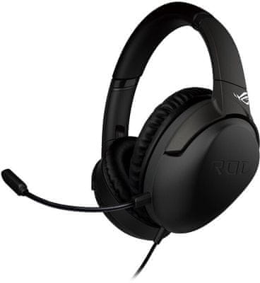 Slúchadlá Asus ROG Strix GO Core (90YH02R1-B1UA00), 40mm meniče, dlhá výdrž, herný headset