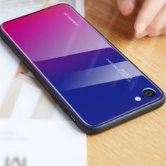 IZMAEL Puzdro Gradient Glass pre Apple iPhone 7/iPhone 8/iPhone SE 2020/iPhone SE 2022 - Ružová KP10467