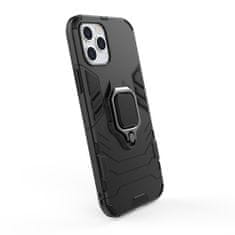 IZMAEL Odolné Puzdro Ring Armor Case pre Apple iPhone 12/iPhone 12 Pro - Čierna KP9705