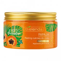 Bielenda EXOTIC PARADISE Papája regeneračný cukrový telový peeling 350g