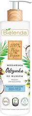 Bielenda 100% PURE VEGAN Kokosové mlieko + Karité kondicionér poškodené vlasy 240ml