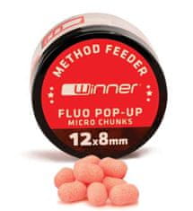 Tandem Baits Method Feeder Fluo Pop-Up Micro Chunks 12x8mm/20g Jahoda