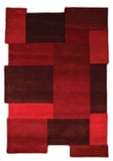 Flair DOPREDAJ: 90x150 cm Kusový koberec Abstract Collage Red 90x150
