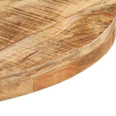 Petromila vidaXL Bistro stolík okrúhly Ø80x75 cm surové mangovníkové drevo