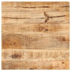 Petromila vidaXL Barový stôl štvorcový 50x50x110 cm surové mangovníkové drevo