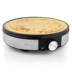 Vidaxl Stroj na palacinky Tristar BP-2638, 1200 W, čierny a strieborný