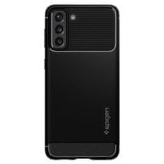 Spigen Rugged Armor silikónový kryt na Samsung Galaxy S21, matný čierny