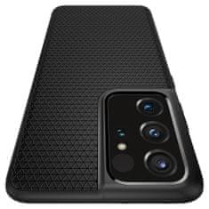 Spigen Liquid Air silikónový kryt na Samsung Galaxy S21 Ultra, čierny