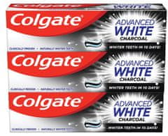 Colgate Advanced White Charcoal 3 x 75 ml