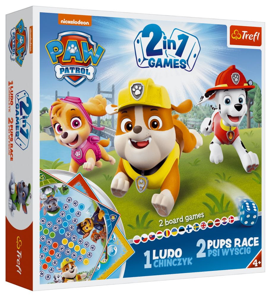 Trefl Človeče nehnevaj sa Paw Patrol 2v1