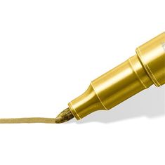 Staedtler Metalický popisovač, 1-2mm, kužeľový hrot, zlatá 8323-11