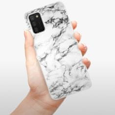 iSaprio Silikónové puzdro - White Marble 01 pre Samsung Galaxy A02s