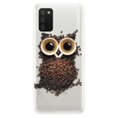 iSaprio Silikónové puzdro - Owl And Coffee pre Samsung Galaxy A02s